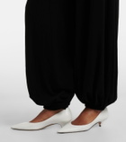 The Row Fiamma cotton, cashmere, and silk sweatpants