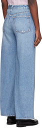 rag & bone Blue rb Miramar Sofie Ankle-Length Jeans