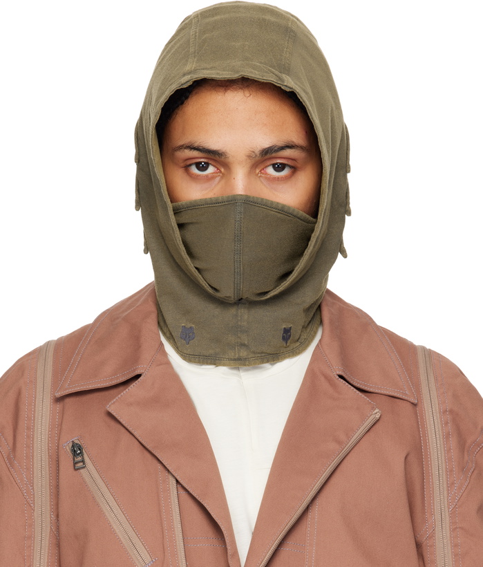 Photo: Kiko Kostadinov Khaki Fox Lab Edition Fox Balaclava