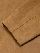 Mr P. - Suede Coach Jacket - Brown