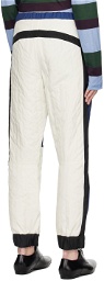 Dries Van Noten Blue & White Racing Trousers