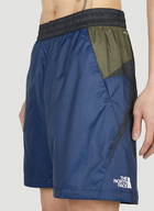 The North Face - TNF X Colour-Blocked Shorts in Dark Blue