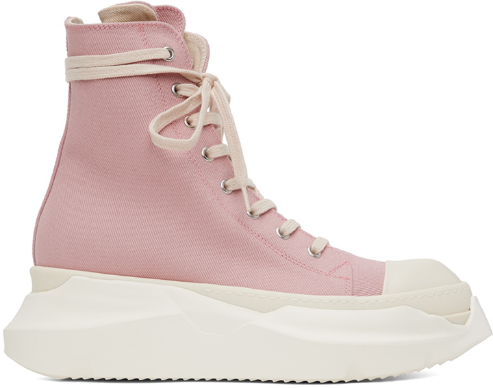 Photo: Rick Owens Drkshdw Pink Abstract Sneakers