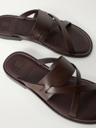 Brunello Cucinelli - Leather Sandals - Brown
