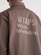 WTAPS - Logo-Print Cotton-Blend CORDURA® Overshirt - Brown