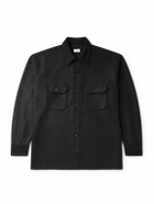 Ghiaia Cashmere - Wool Overshirt - Black