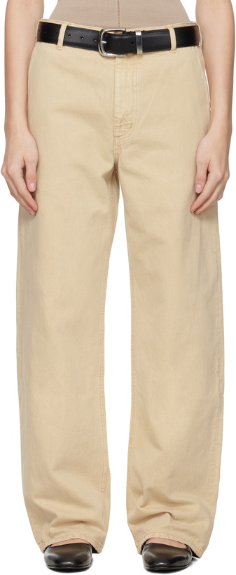 Photo: Kallmeyer Beige Column Leg Jeans