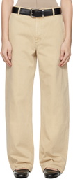 Kallmeyer Beige Column Leg Jeans