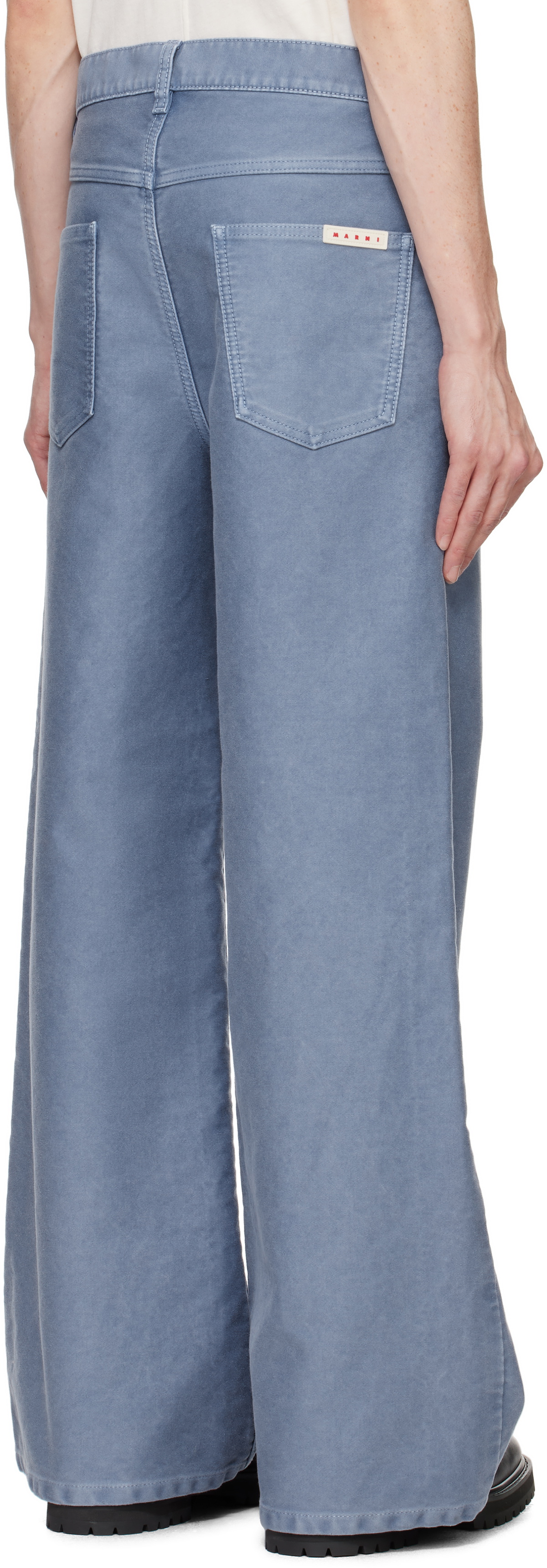 Marni Blue Overdyed Jeans Marni