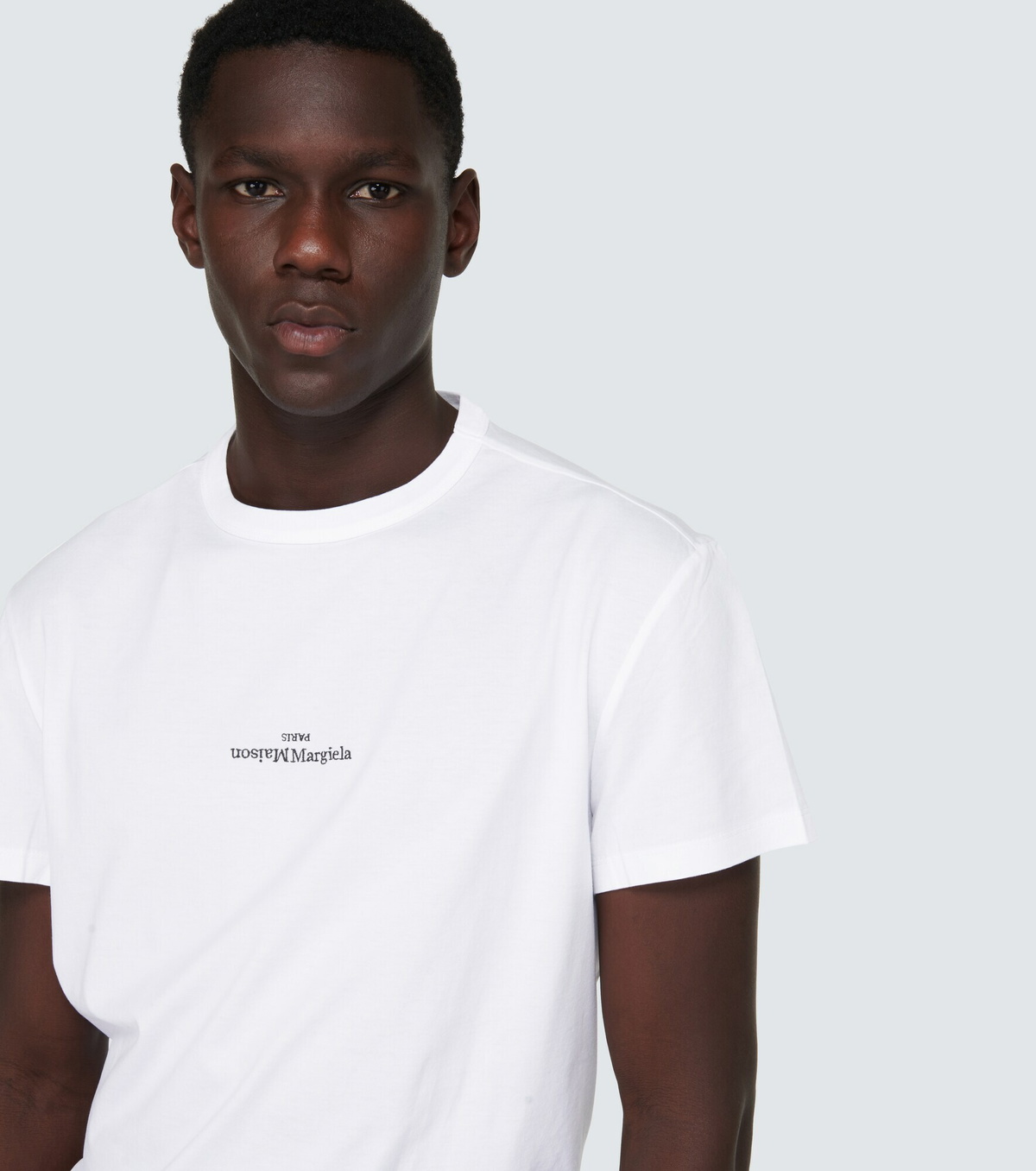 Maison Margiela - Logo cotton jersey T-shirt Maison Margiela