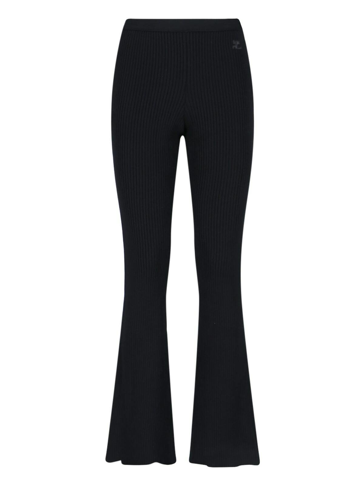 スパッツ・レギンス Courreges Black Stretch Nylon Leggings Courrèges Black Stretch Nylon Leggings Courreges