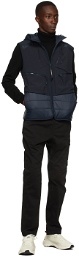 C.P. Company Navy Shell-R Mixed Goggle Vest