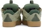 Lanvin Blue Curb Denim Sneakers