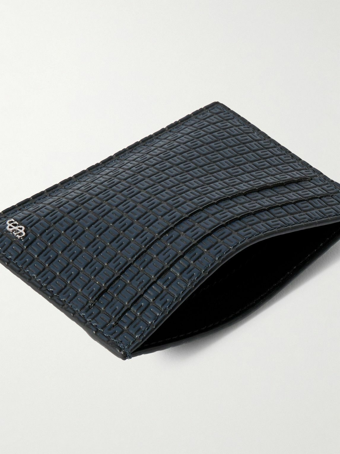 Serapian - Leather and Stepan Coated-Canvas Cardholder