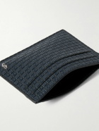 Serapian - Leather and Stepan Coated-Canvas Cardholder