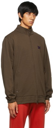 Needles Brown Twill W.U. Zip-Up Jacket