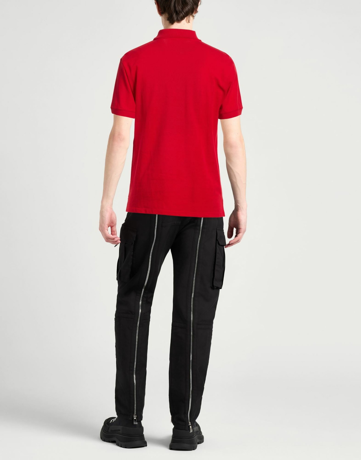 Mcqueen Mens Polo shirt in Red
