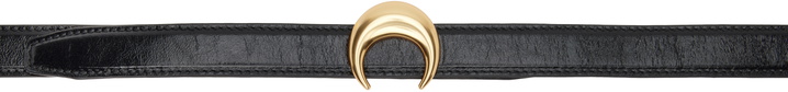 Photo: Marine Serre Black Buckle Leather Belt