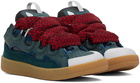 Lanvin Blue Curb Sneakers