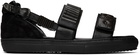 Toga Virilis Black Buckles Sandals