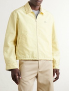 LOEWE - Logo-Embroidered Cotton-Blend Jacket - Yellow