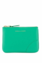 COMME DES GARCONS WALLET small smooth leather pouch Green