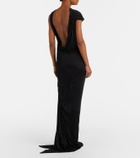 Rick Owens Lilies Shailee ruched gown