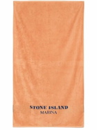 Stone Island Logo-Embroidered Beach Towel