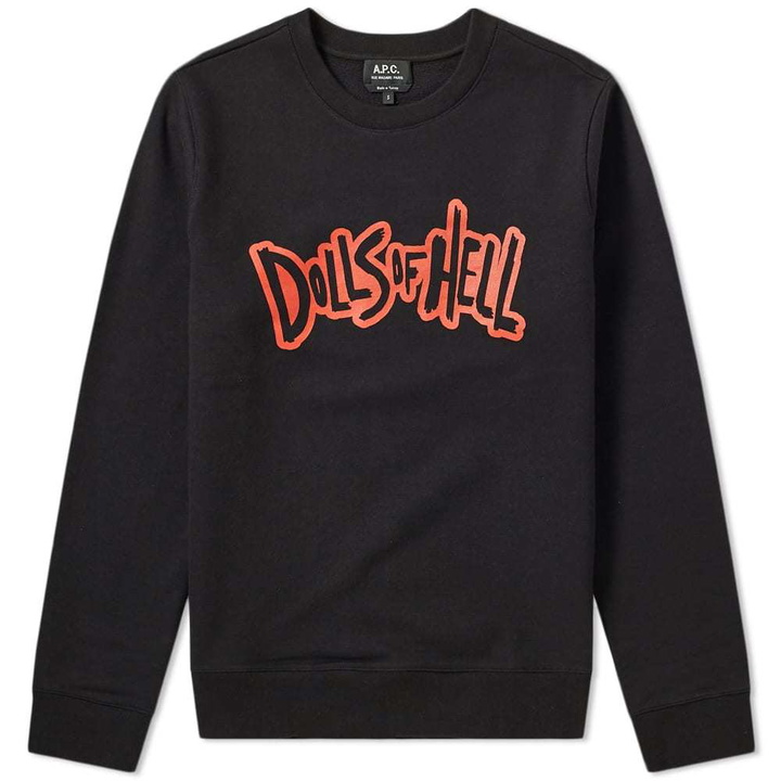 Photo: A.P.C. Dolls of Hell Crew Sweat