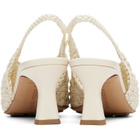 Bottega Veneta Off-White Sofia Heels