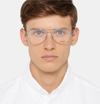 Saint Laurent - Aviator-Style Silver-Tone Optical Glasses - Silver