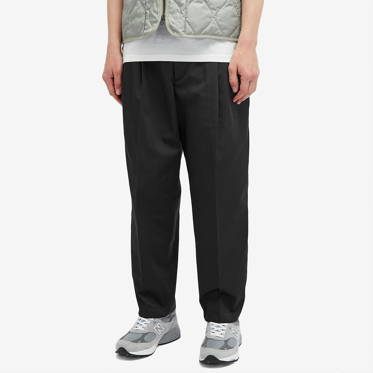 Neighborhood Men's Two Tuck Pants in Black