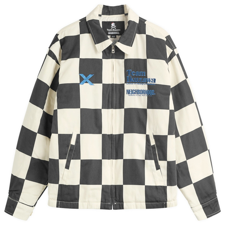 Photo: Team Ikuzawa Men's x Neighborhood Racing Jacket in Black/White