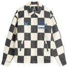 Team Ikuzawa Men's x Neighborhood Racing Jacket in Black/White
