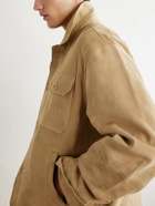 Polo Ralph Lauren - Panelled Suede Jacket - Neutrals