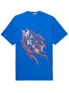 Isabel Marant - Zeber Printed Cotton-Jersey T-Shirt - Blue