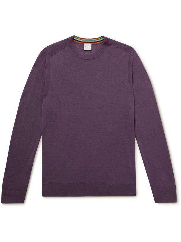 Photo: Paul Smith - Merino Wool Sweater - Purple