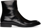 Maison Margiela Black Polished Zip Boots