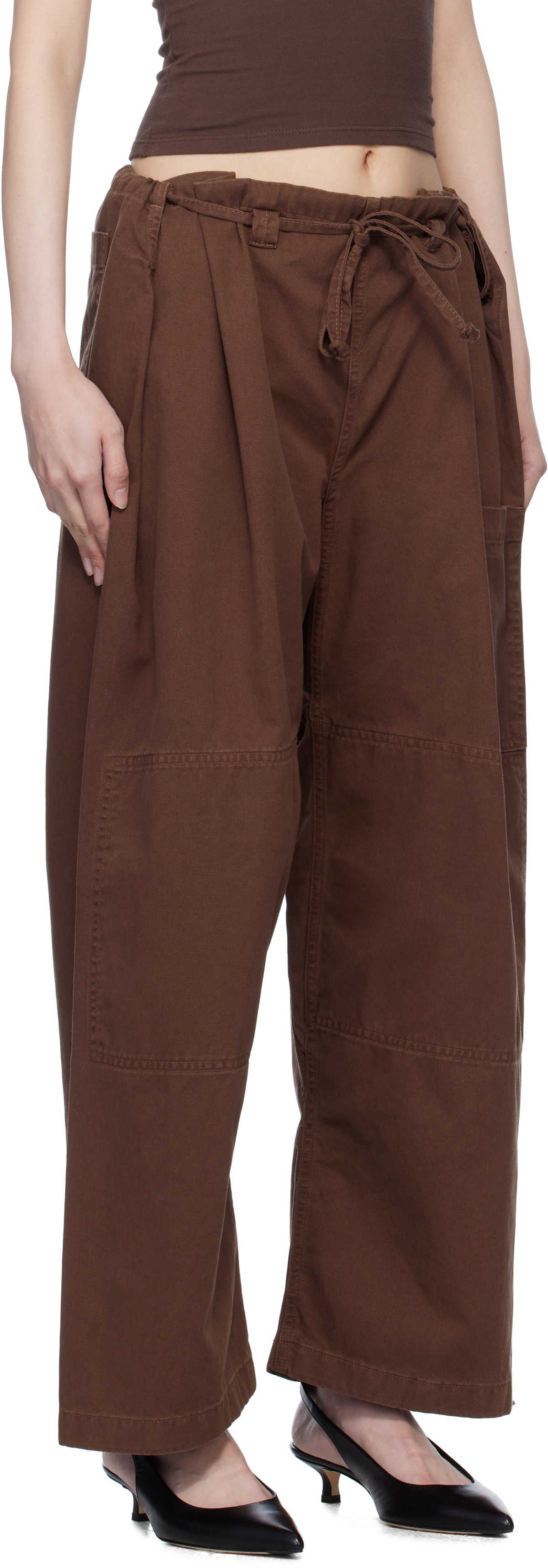 Gil Rodriguez Brown 'The Lou' Lounge Pants