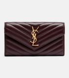 Saint Laurent Cassandre matelassé leather wallet