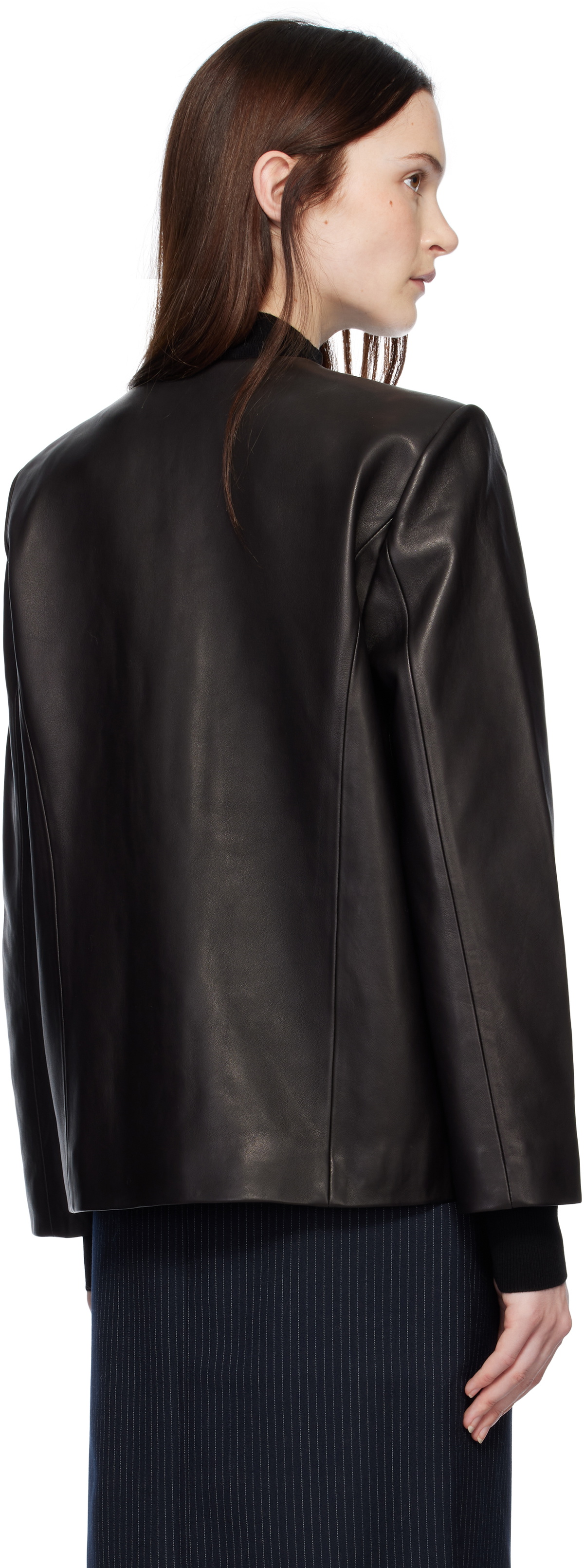 ANINE BING Black Lydia Leather Jacket
