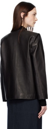 ANINE BING Black Lydia Leather Jacket