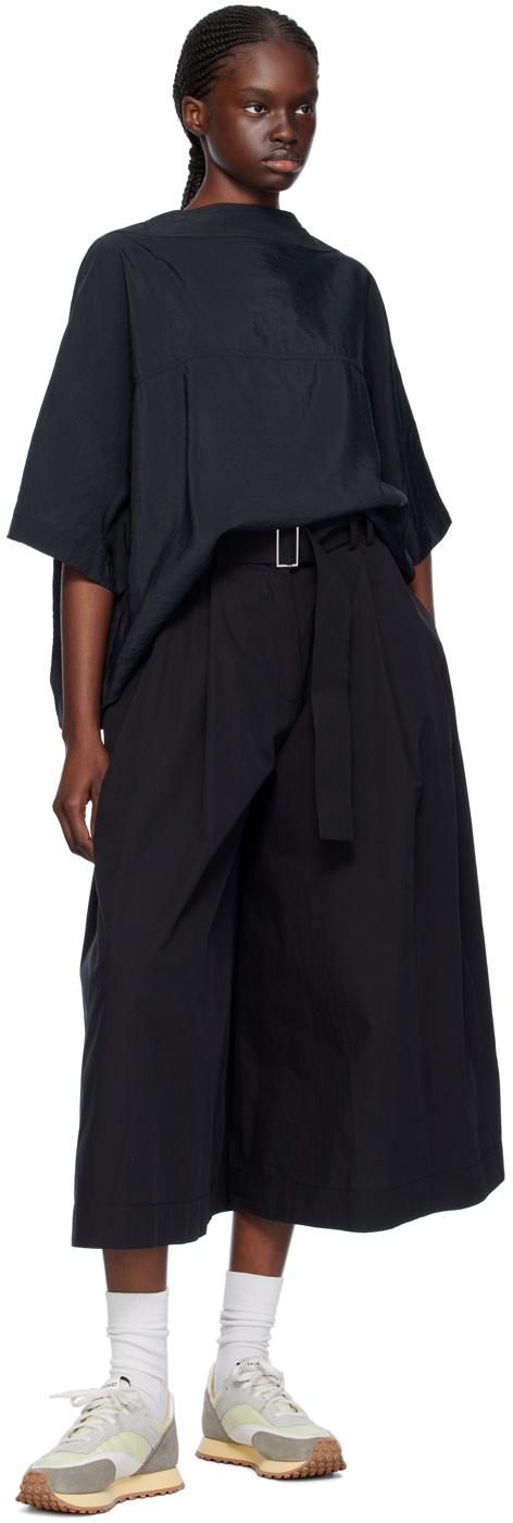 Studio Nicholson Black Belted Trousers