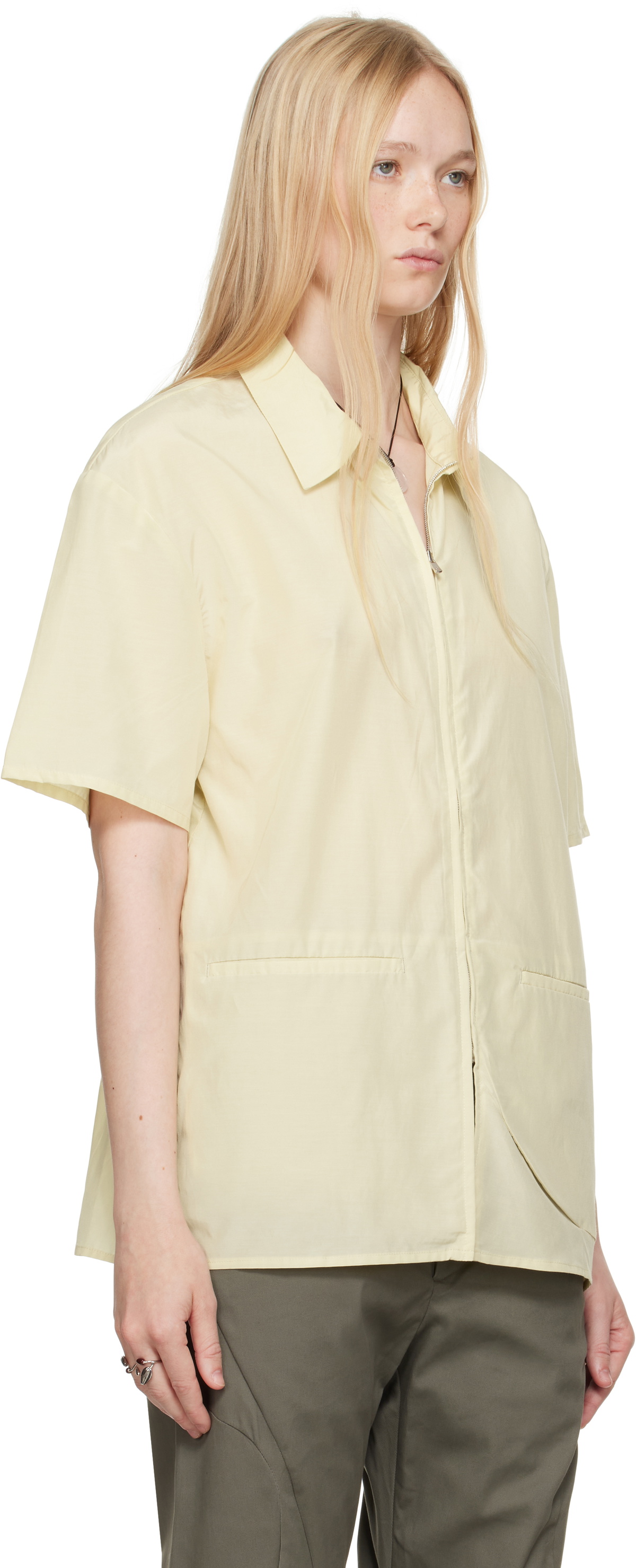 POST ARCHIVE FACTION (PAF) Yellow 8.0 Right Half Shirt