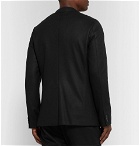 Theory - Black Unstructured Stretch Wool-Blend Blazer - Black