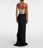Maticevski Indominable draped maxi skirt