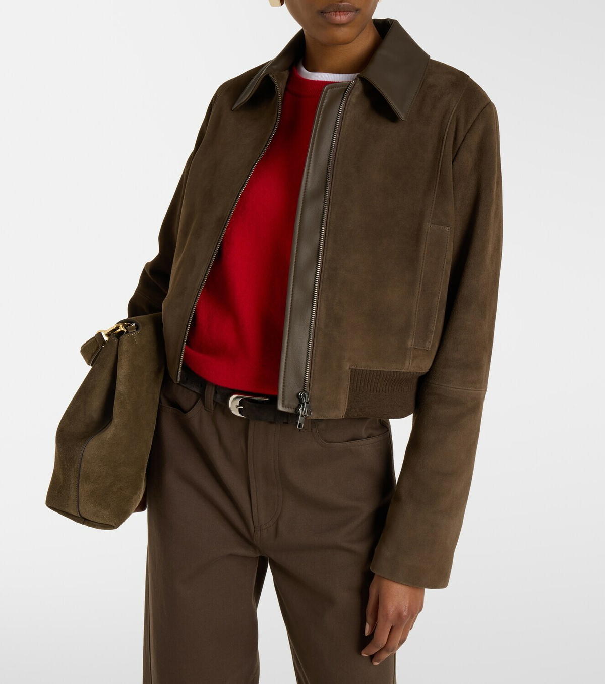Vince Suede blouson jacket