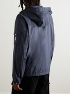 Moncler - Etiache Logo-Appliqued Shell Hooded Jacket - Blue