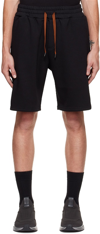 Photo: ZEGNA Black Essential Shorts
