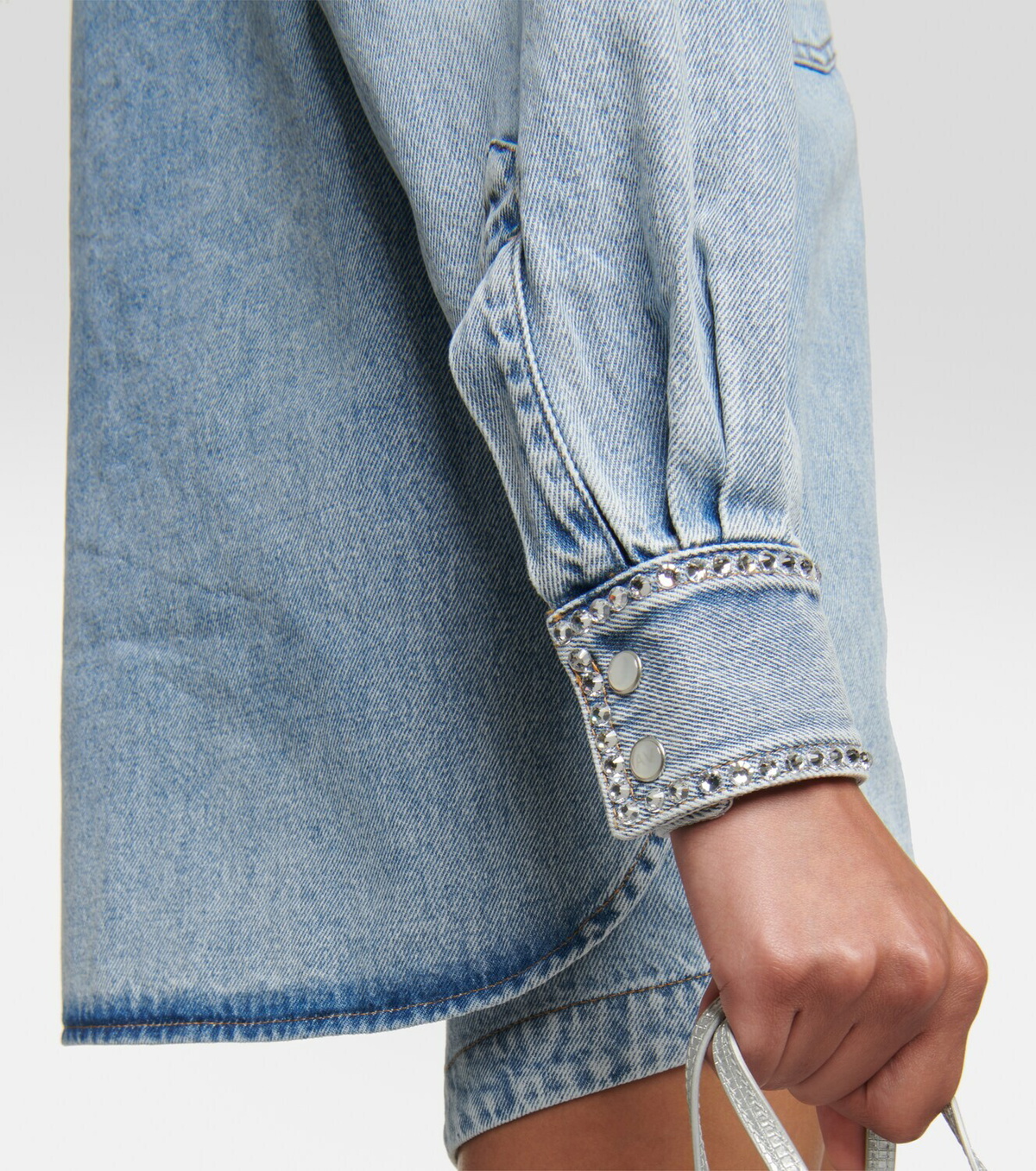 Alexandre Vauthier Embellished denim shirt Alexandre Vauthier
